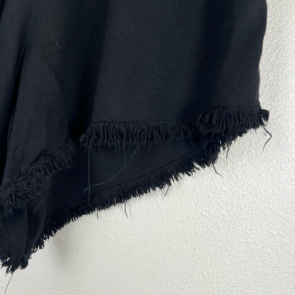 Rue Stiic Anthropologie Shorts Womens XS Black Bohemian Boho Tassel Tie Beachy - Picture 6 of 10